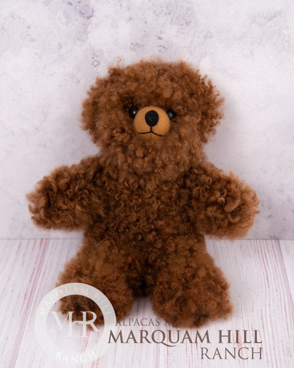 MHR 14 Alpaca Teddy Bear-Brown : Large – Alpacas at Marquam Hill Ranch LLC